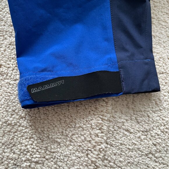 MAMMUT Men’s Gore-Tex Wenaha Jacket Hooded Blue Waterproof Rain Coat XL - Picture 13 of 16